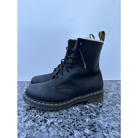Dr. Martens Women's Serena Faux Fur-Lined Boot Black Size US 10 - Picture 3 of 11